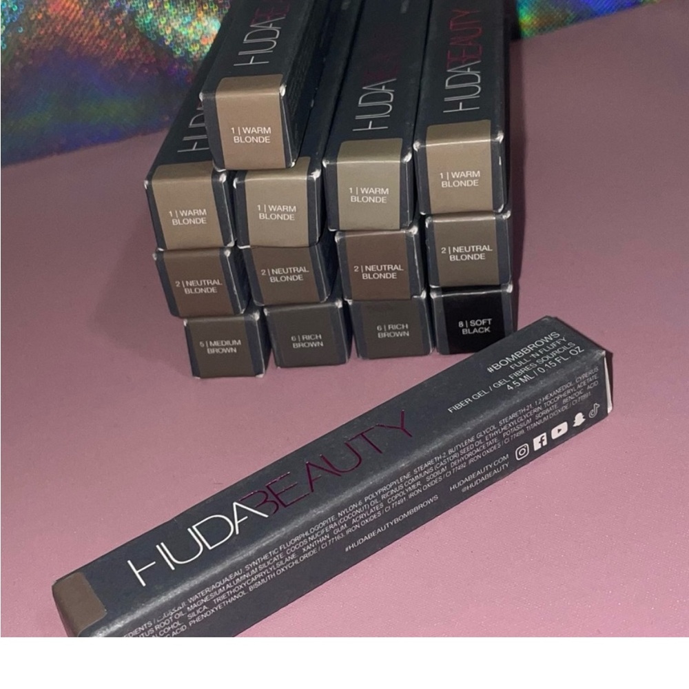 Huda Beauty Brow Pencils Set for @Stephpandcakes 1 soft black and 1 rich brown